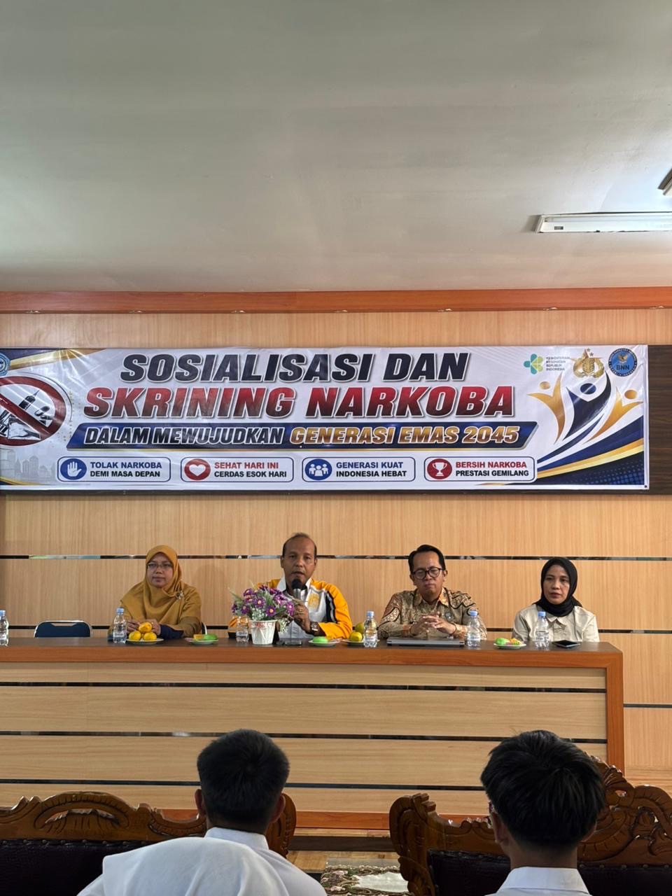Satresnarkoba Polres 50 Kota Gelar Kampanye Anti Narkoba dan Skrining NAPZA bagi Siswa SMA N 1 Guguak