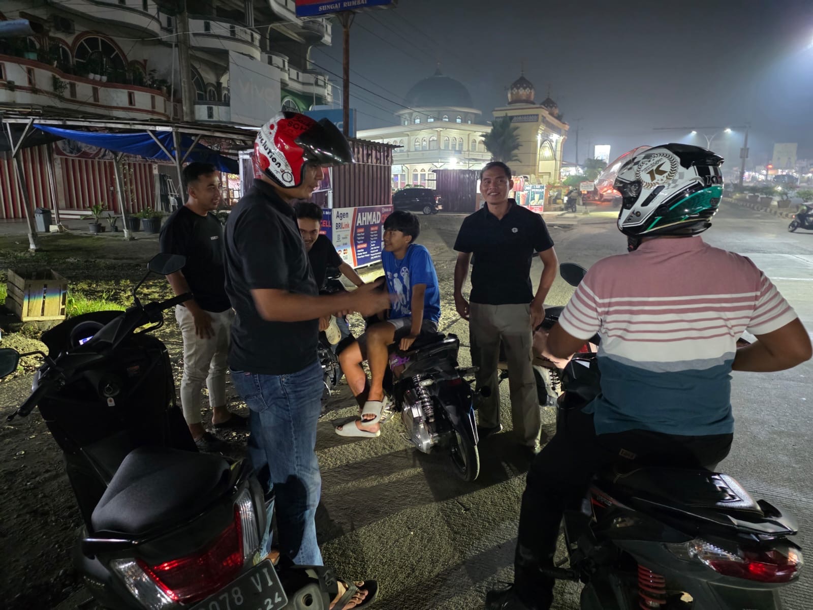 Antisipasi Balap Liar, 9 Sepeda Motor Diamankan Polsek Sungai Rumbai Polres Dharmasraya
