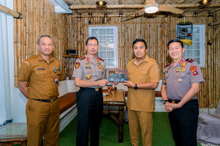 Pererat Sinergitas, Kapolda Sumbar Silaturahmi ke Wagub Membahas Mitigasi Karhutla