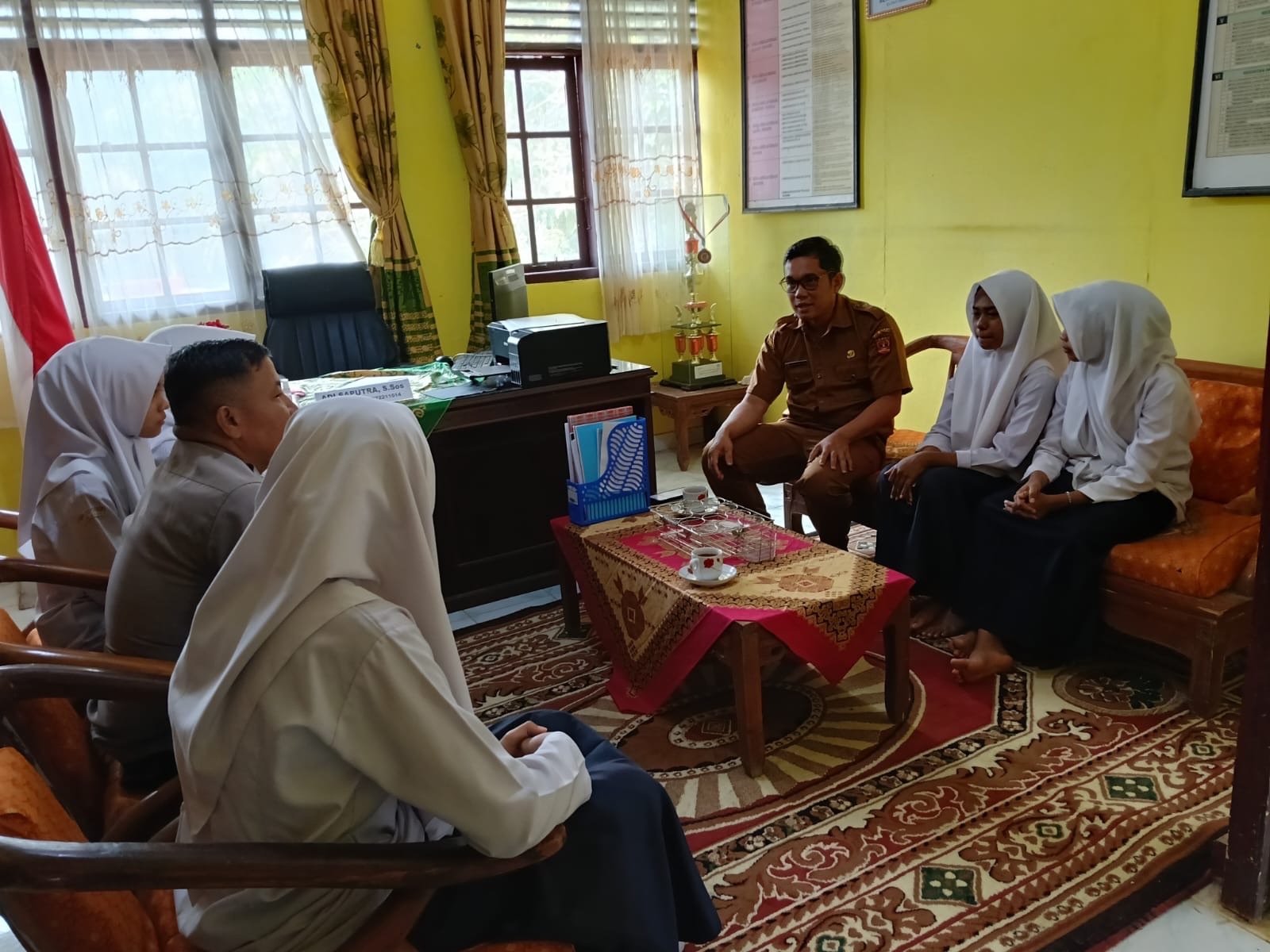Polisi Masuk Sekolah, Siswa Berprestasi SMPN 2 Palembayan Agam Dikenalkan SMA Kemala Taruna Bhayangkara