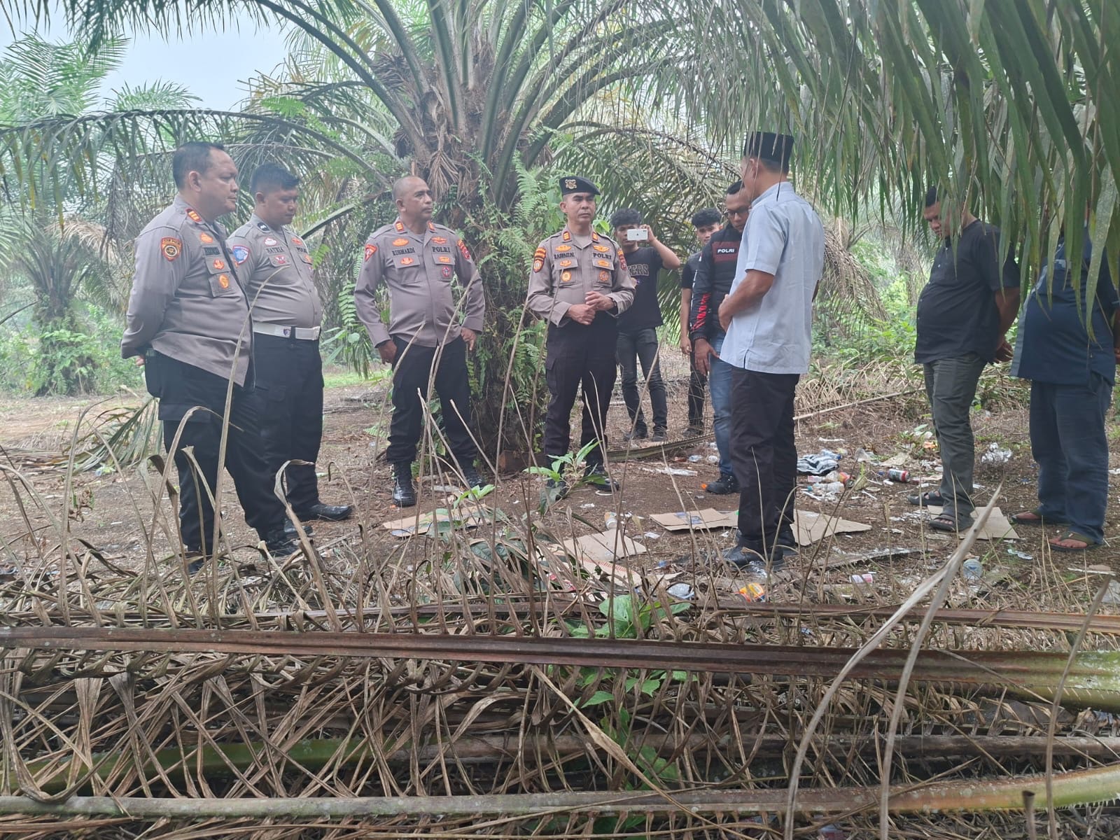 Polres Dharmasraya Sisir Lokasi Dugaan Penyalahgunaan Narkoba