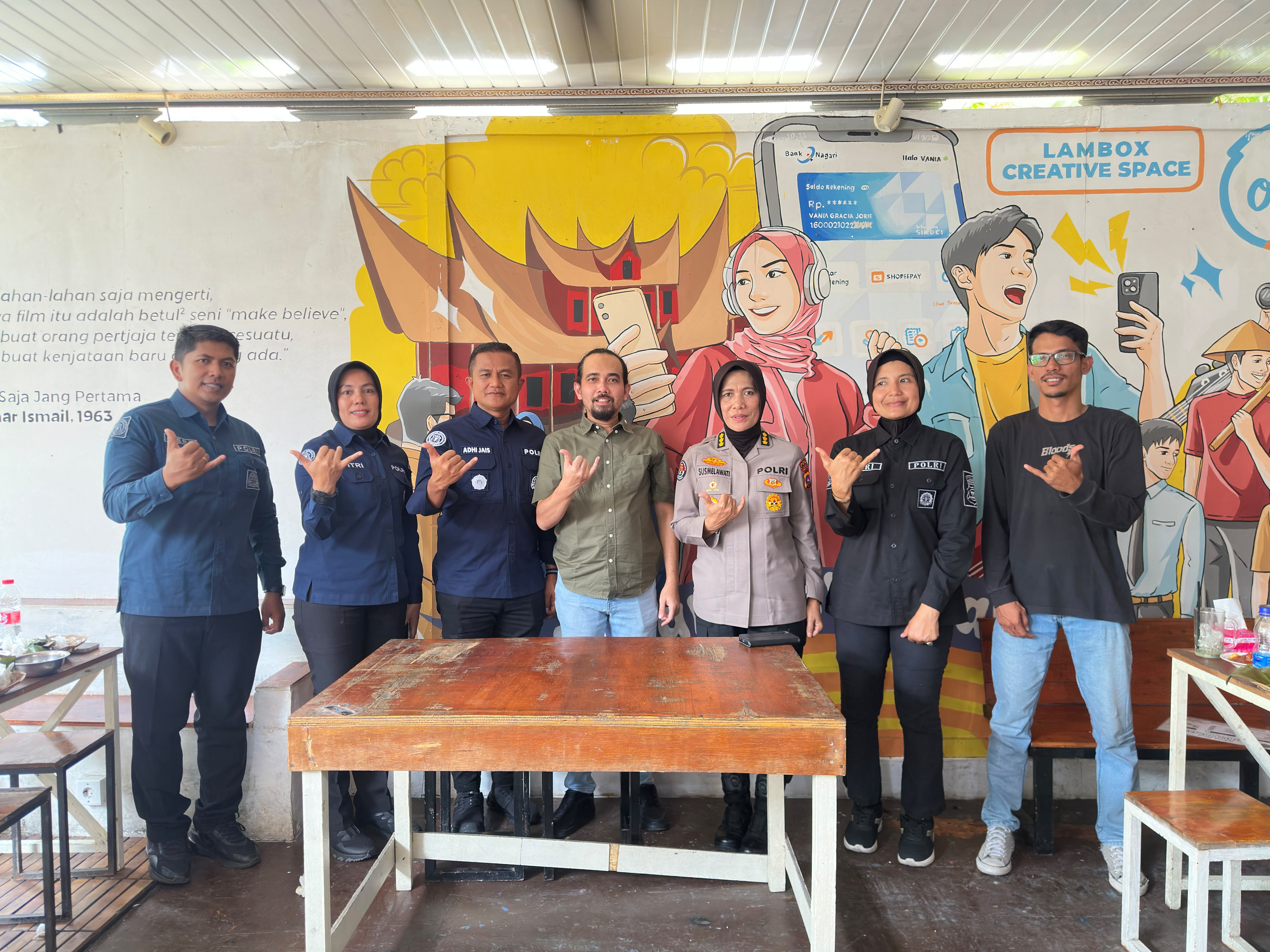 Bidhumas Polda Sumbar dan Langgam.id Silaturahmi, Perkuat Sinergi Komunikasi Publik