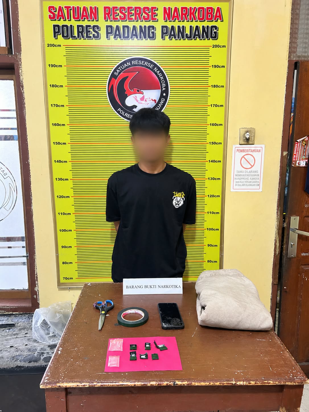 SATRESNARKOBA POLRES PADANG PANJANG KEMBALI UNGKAP KASUS SABU, ENAM PAKET BARANG BUKTI DIAMANKAN