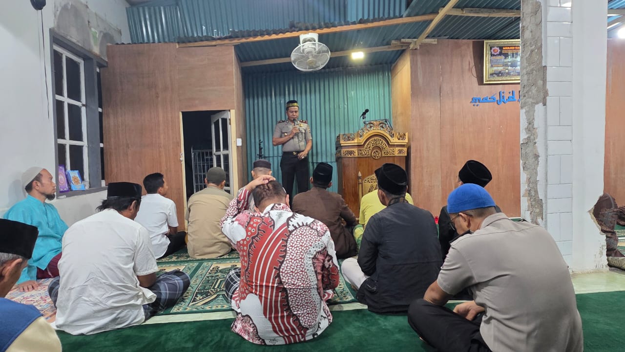 Sholat Subuh Keliling, Polres Dharmasraya Imbau Cegah Balap Liar