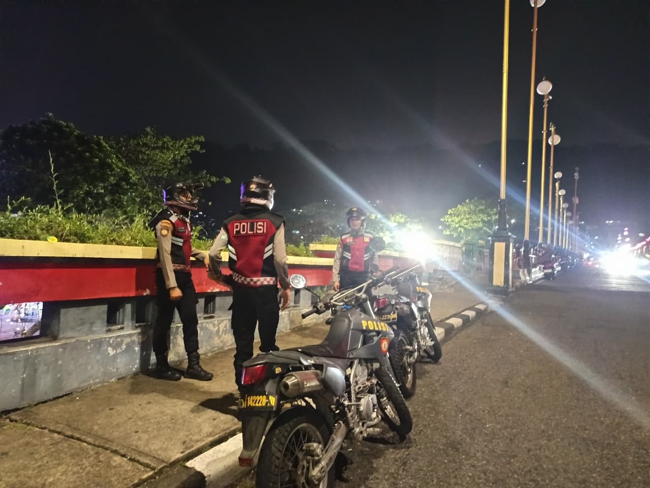 Ditsamapta Polda Sumbar Intensifkan Patroli Malam, Jaga Kamtibmas dan Tertibkan Parkir di Kota Padang