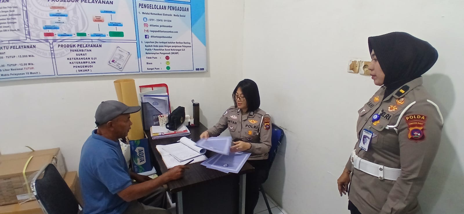 Pelayanan SIM Lebih Dekat, Ditlantas Polda Sumbar Dorong Keselamatan Berlalu Lintas